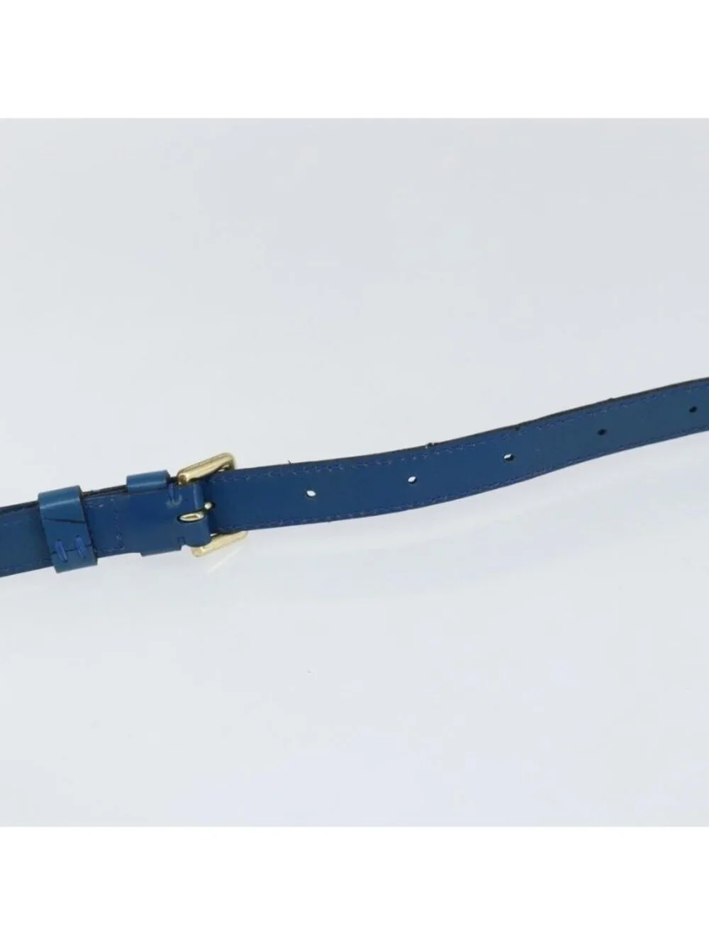 Authentic LOUIS VUITTON Epi Capuchin Shoulder Bag Blue M52345 LV